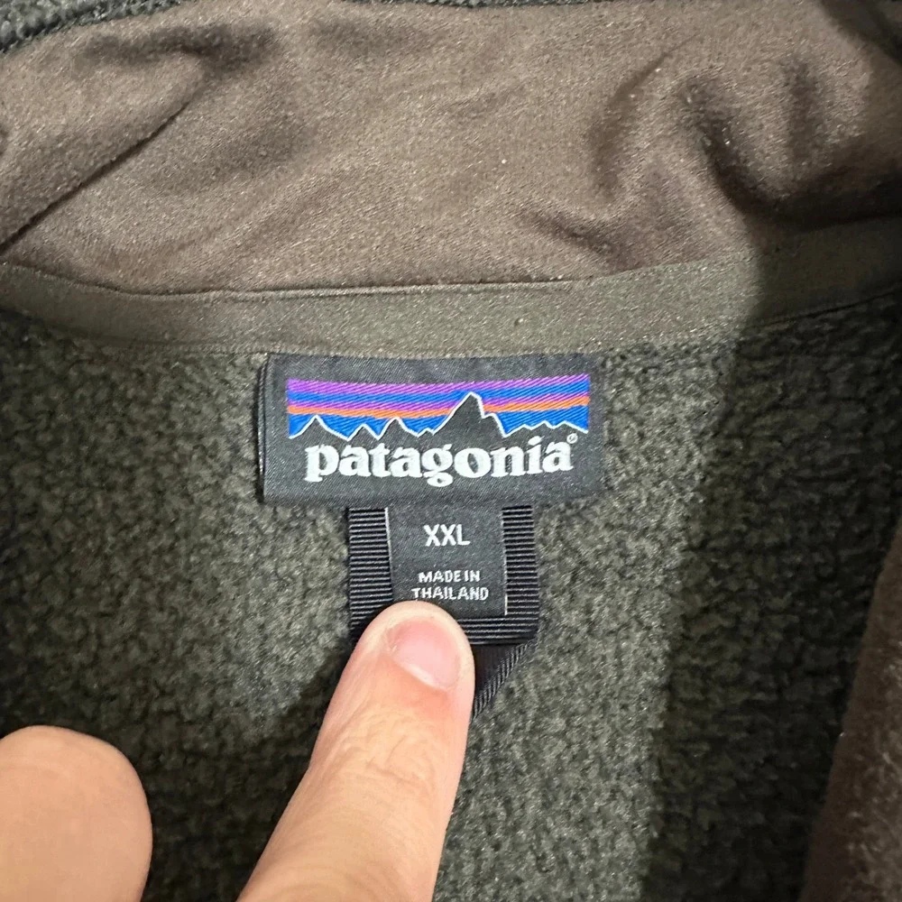 Patagonia Better Sweater 1/4 Zip Fleece Pullover Gray Brown Heather Mens XXL